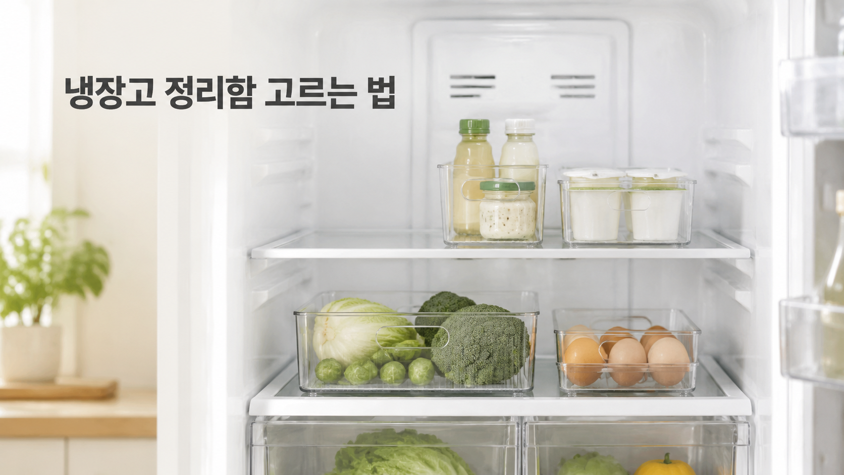 냉장고 정리함 고르는 법